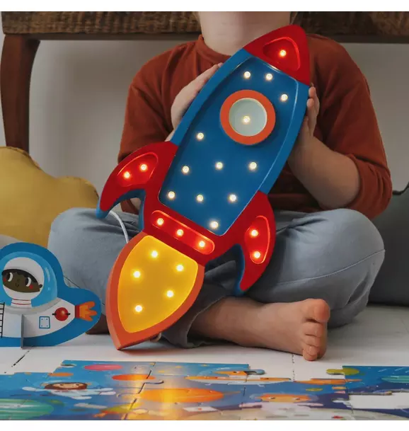 Rocket Ship Lamp