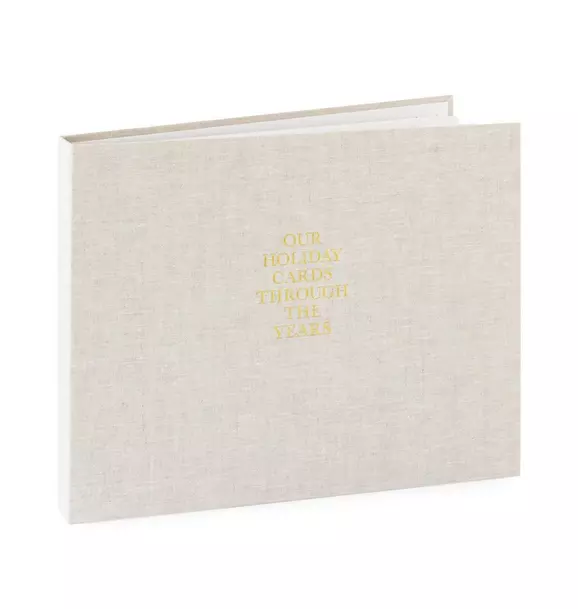 Holiday Card Book, Flax