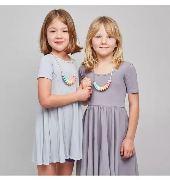 Rainbow Sherbet Sensory Necklace