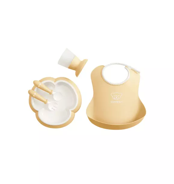 Baby Dinner Set, Powder Yellow