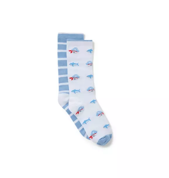 Pirate And Stripe Sock 2-Pack