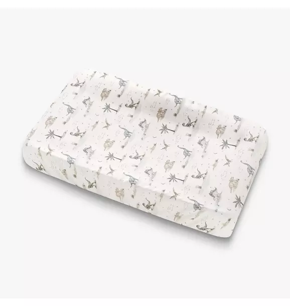Dino Dreams Changing Pad Cover - Sage