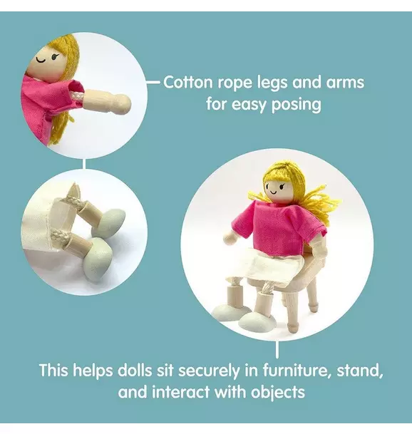 Doll Family - Dark Skin Tone