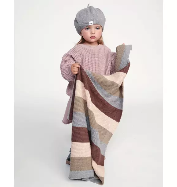 Knit Blanket Chunky - Multicolor