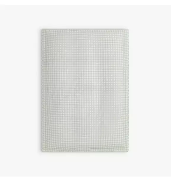 Picnic Gingham Baby Duvet Set- Green