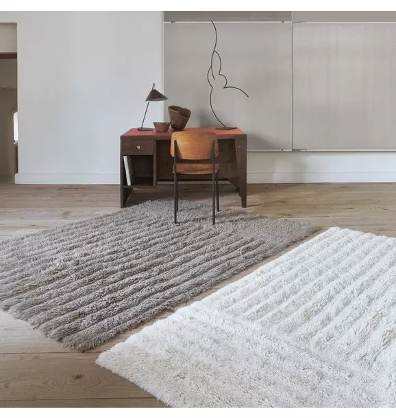 Woolable rug Dunes - Sheep White