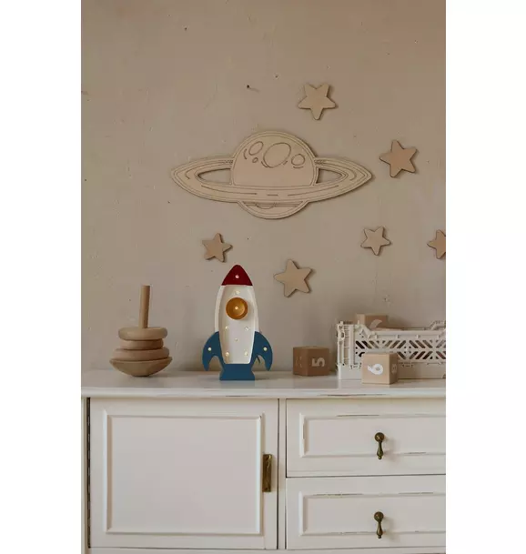 Mini Rocket Ship Lamp