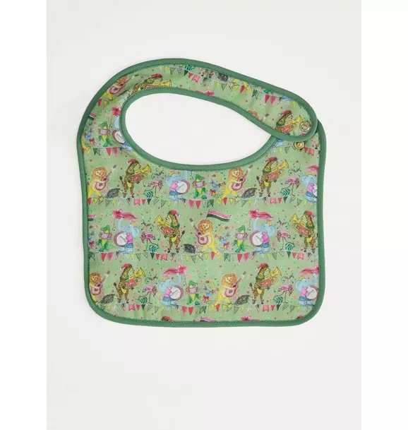 Musical Jubilee Bib in Green