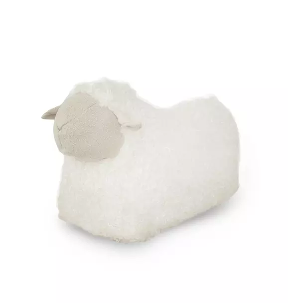Baa Baa Sheep Cream Pouf