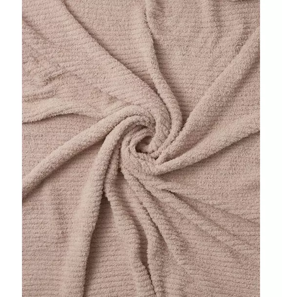 Ribbed Blanket Fuzzy - Pecan