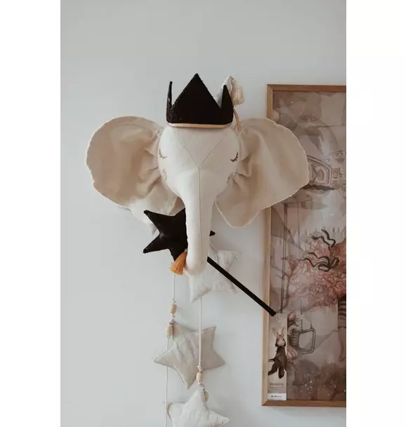 “Black Sequins” Crown and Wand Magic Set