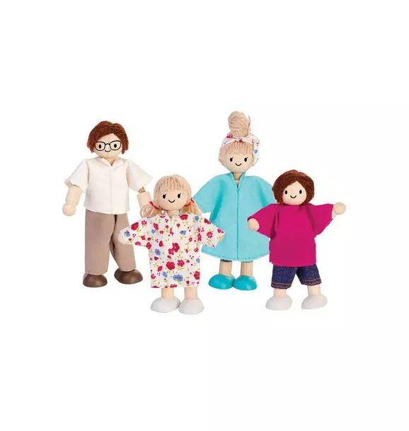Doll Family - Light Skin Tone - Brown Hair