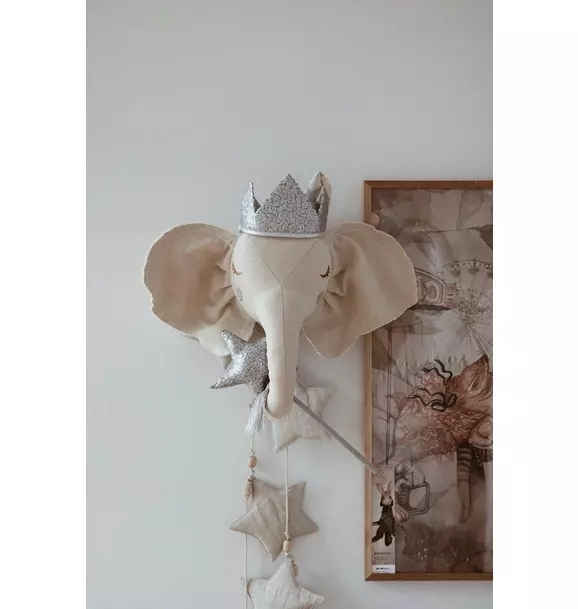 “Silver Sequins” Crown and Wand Magic Set