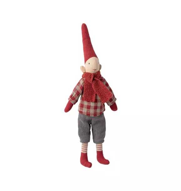 Pixy, Size 1 - Boy - Red checkered shirt
