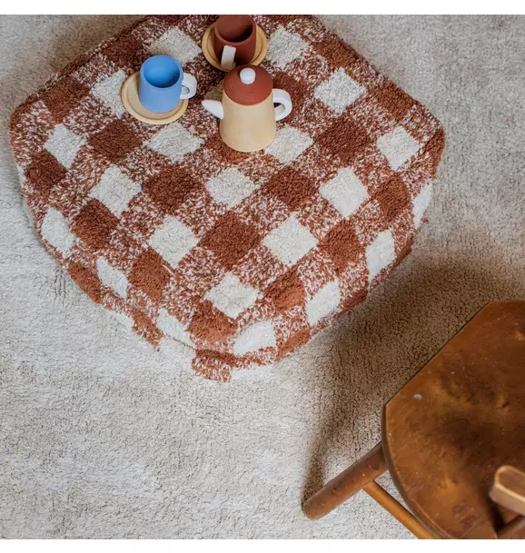 Pouf Vichy Toffee