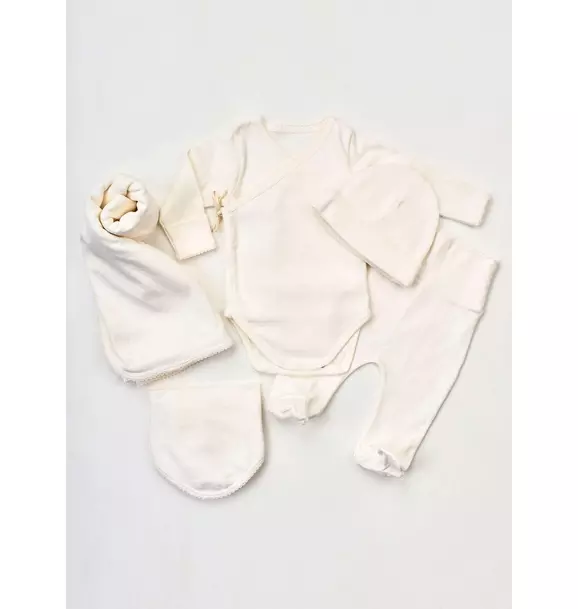 Welcome Baby Pointelle 5 Piece Set
