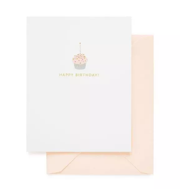 Happy Birthday Cupcake Greeting Card
