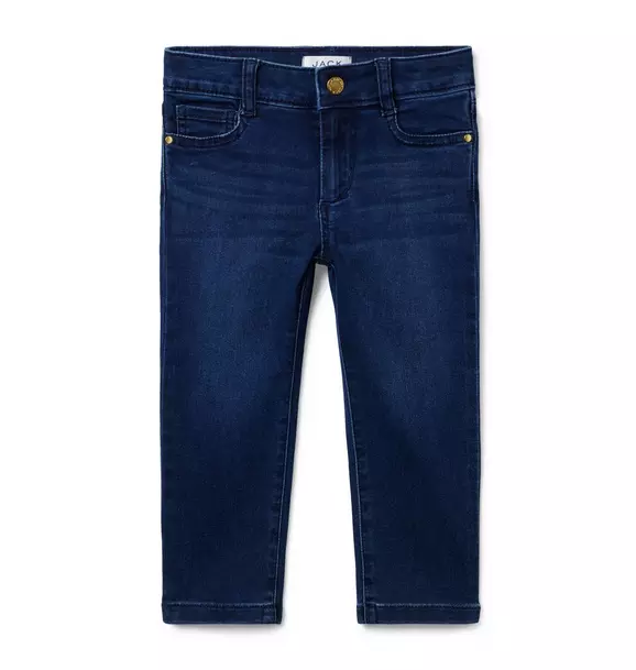 Skinny Jean In Night Sky Wash