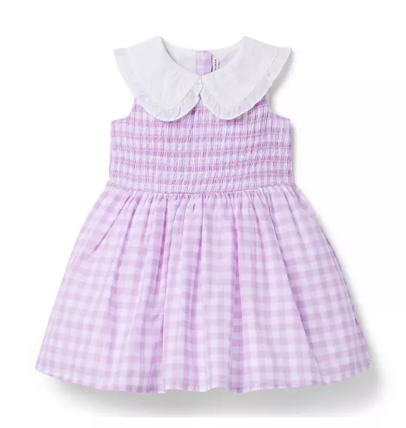 Collared Gingham Dress