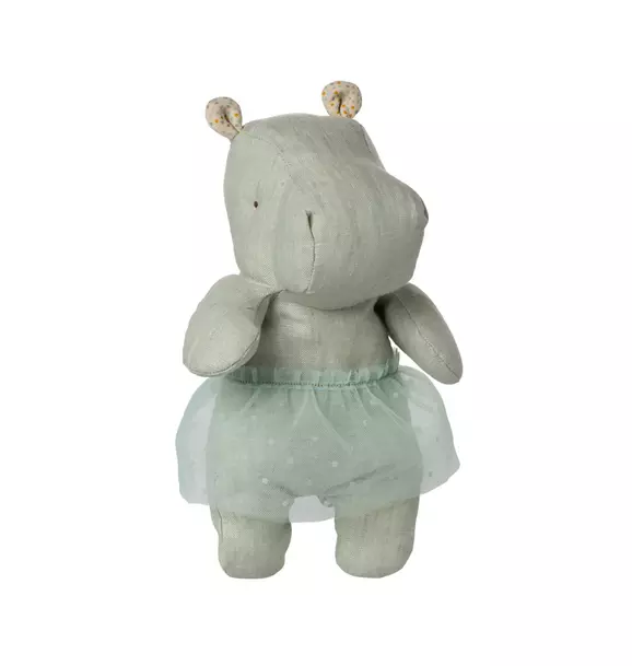 Mint Hippo with Skirt, Small