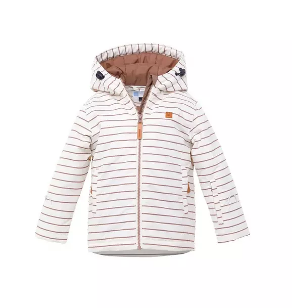 Breton Stripe Winter Coat