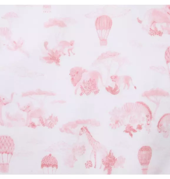 Baby Animal Friends Toile Wrap One-Piece