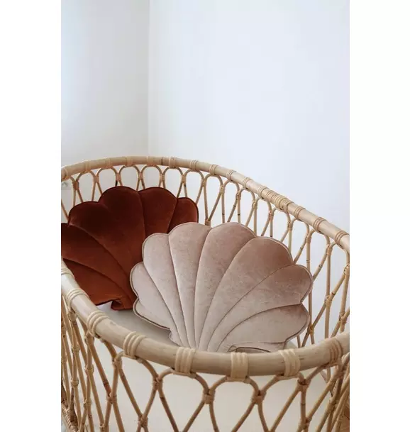 Velvet “Beige Pearl” Shell Pillow