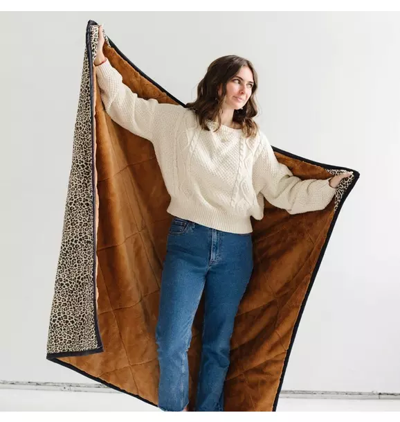 Outdoor Blanket in Leopard