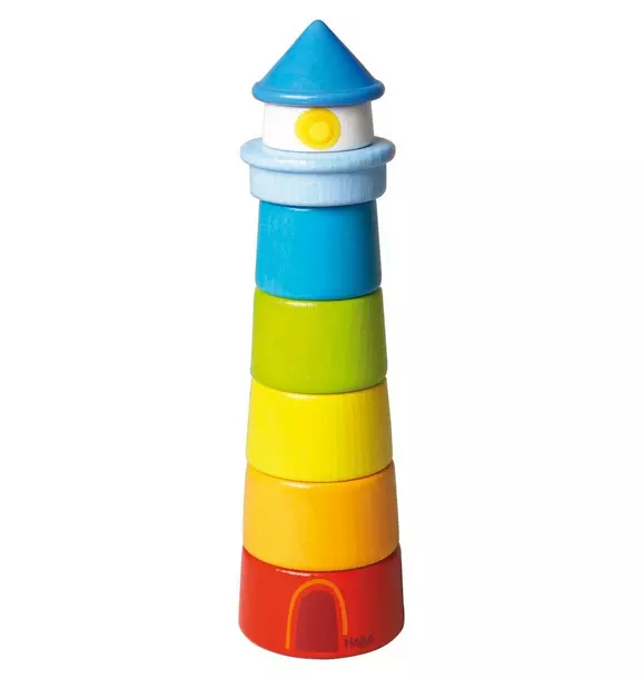 Lighthouse Wooden Rainbow Stacker