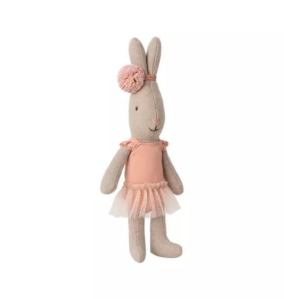 Micro Rabbit in Rose Ballet Suit & Skirt