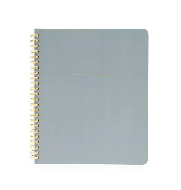 Spiral Notebook, Dusty Blue