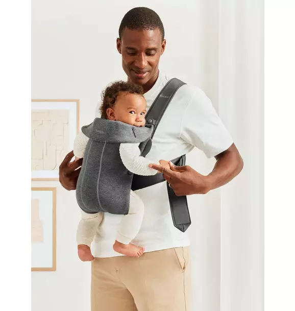 Baby Carrier Mini, 3D Jersey, Dark Gray