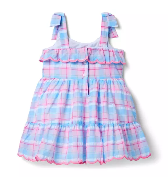Plaid Ruffle Dress