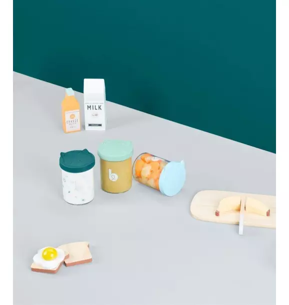 Baby Glass Food Jars Set of 6 (8.5oz Each)