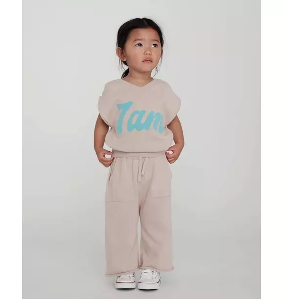 Cotton Relaxed Pants - Oat