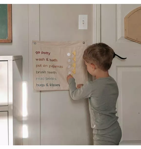 Bedtime To-Dos Wall Hanging