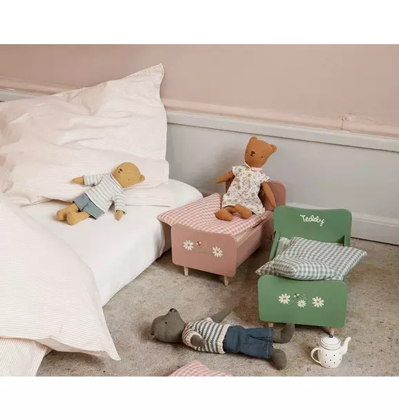 Bed for Teddy Dad - Dusty Green
