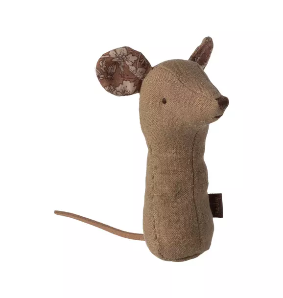 Lullaby friends, Mouse rattle - Light umber