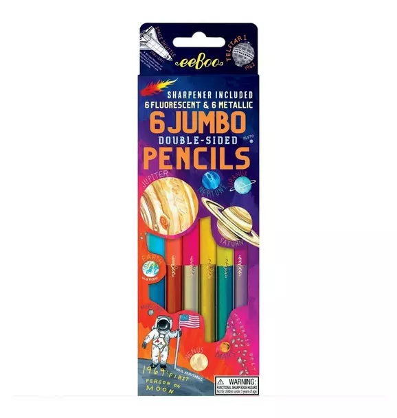 Solar System 6 Jumbo Double Pencils