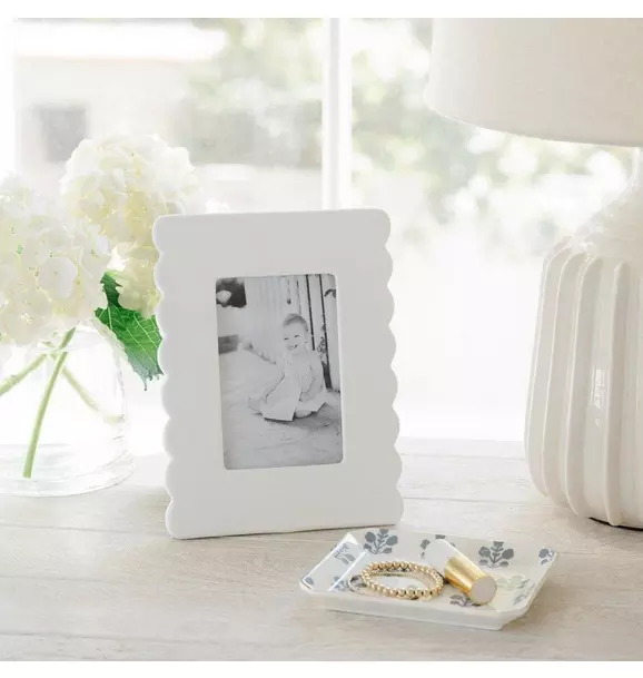 Slate Floral Trinket Tray