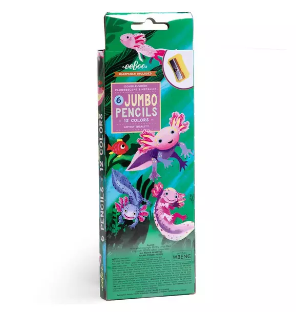 Jumbo Double Pencils: Axolotl