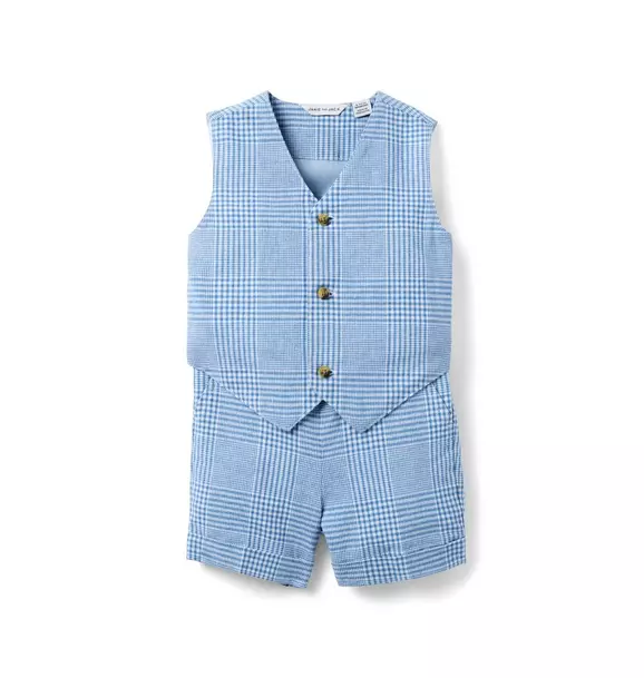The Tattersall Baby Suit Set