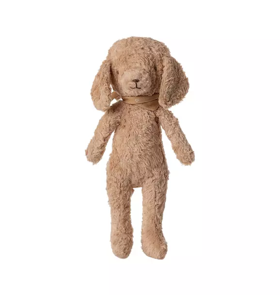 Poodle dog, Vintage plush - Dusty powder