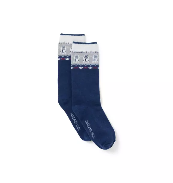 STAR WARS R2-D2 Fair Isle Crew Sock