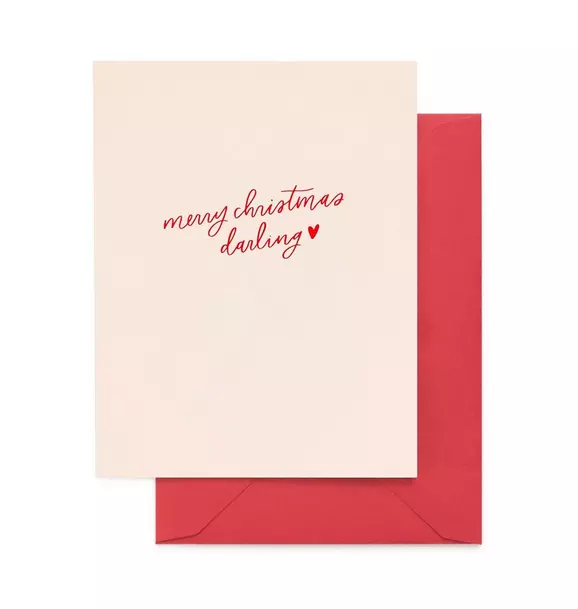 Merry Christmas Darling Holiday Card