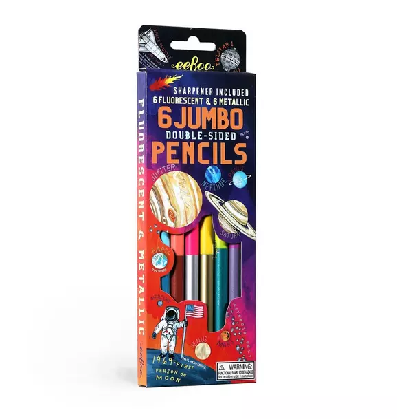 Solar System 6 Jumbo Double Pencils