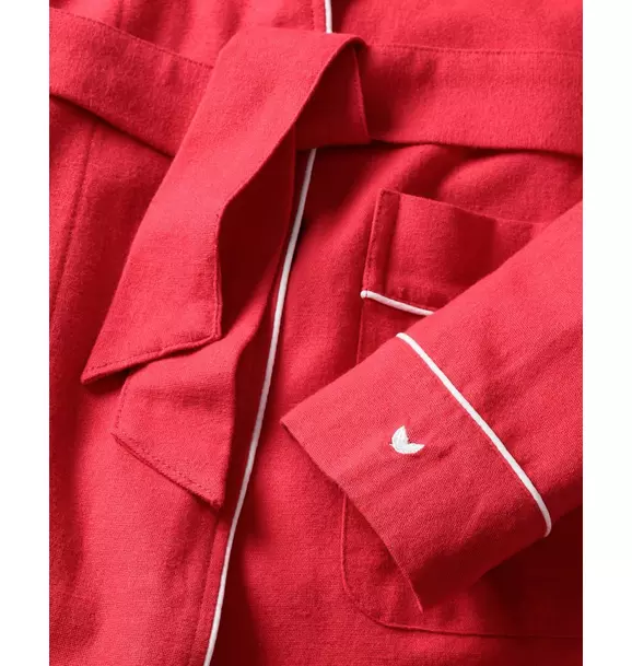 Men's Robe in Red Flannel