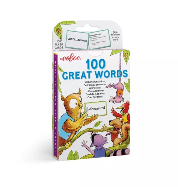 100 Great Words Flash Cards