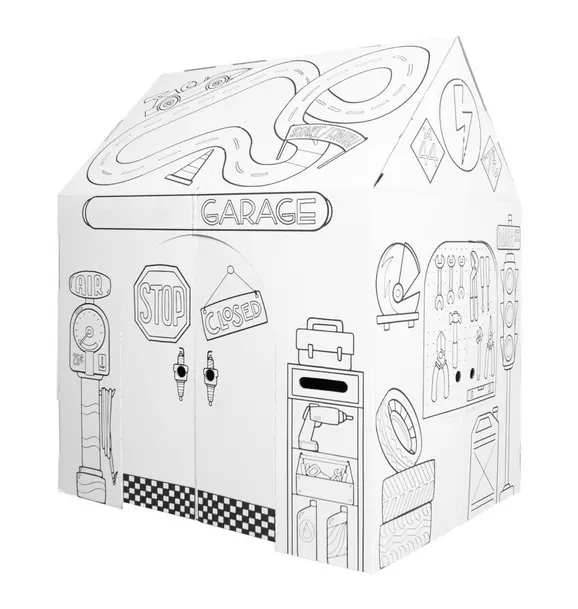 Coloring House - Pit Stop Garage