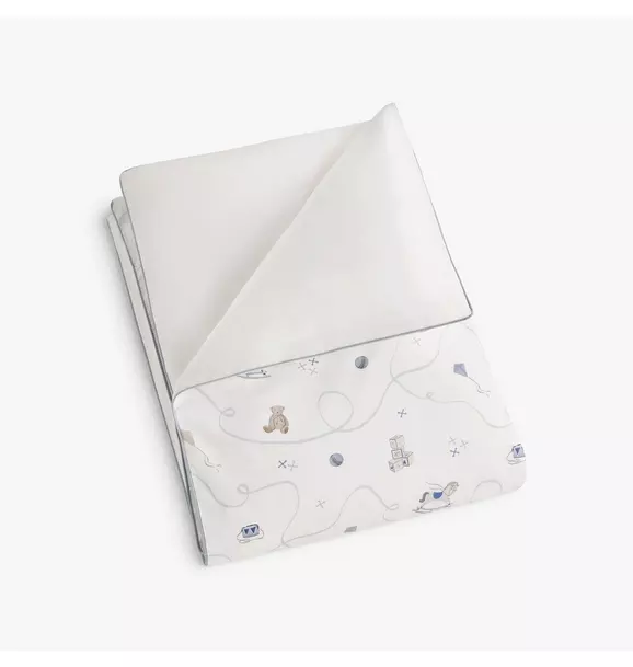 Little Toy Chest Baby Duvet Set - Ivory